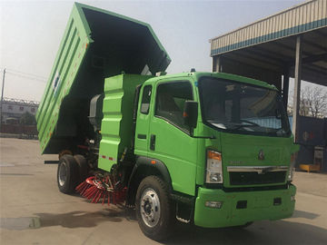 Κίνα Φορτηγό 2 οδικών οχημάτων αποκομιδής απορριμμάτων SINOTRUK HOWO 4X2 άξονες για τον καθαρισμό των εθνικών οδών/των αστικών δρόμων προμηθευτής