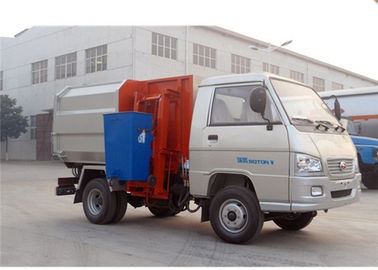 Κίνα FOTON 4X2 2000 μικρών Dumpster λίτρα φορτηγών απορριμάτων, 6 μίνι φορτηγό απορριμάτων ροδών 2cbm προμηθευτής