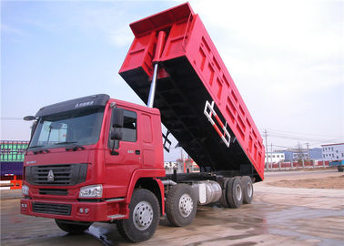Κίνα Βαρέων καθηκόντων ρυμουλκά απορρίψεων HOWO 8x4, 30 τόνος 40 τόνος 12 φορτηγό απορρίψεων πολυασχόλων προμηθευτής