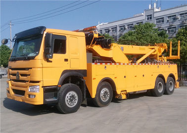 Κίνα Πολυάσχολος HOWO 12 φορτηγό ρυμούλκησης 50 τόνου, 360 βαθμός που περιστρέφεται το επίπεδης βάσης φορτηγό ρυμούλκησης προμηθευτής