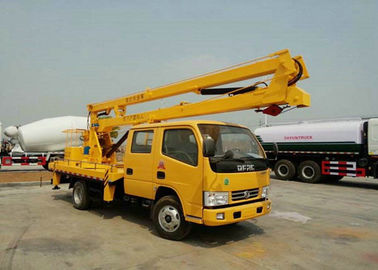 Κίνα Dongfeng 16m εναέριο φορτηγό πλατφορμών, τοποθετημένο όχημα Συμβούλιο Πολιτιστικής Συνεργασίας πλατφορμών εργασίας εγκεκριμένο προμηθευτής