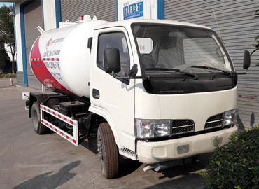 Κίνα 4x2 5M3 2,5 Bobtail τόνοι φορτηγών 5000L 2.5T LPG υγροποίησε το προπάνιο αερίου πετρελαίου προμηθευτής