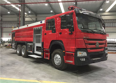 Κίνα Ευρο- ΙΙ φορτηγό διάσωσης πυρκαγιάς αφρού νερού φορτηγών 7000l προσβολής του πυρός 4x2 Sinotruk προμηθευτής