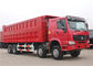 12 φορτηγό απορρίψεων πολυασχόλων HOWO 8x4 50 τόνος μεγάλη περιεκτικότητα 3 άξονες ISO 9001 40 τόνου επικυρωμένοι προμηθευτής