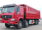 12 φορτηγό απορρίψεων πολυασχόλων HOWO 8x4 50 τόνος μεγάλη περιεκτικότητα 3 άξονες ISO 9001 40 τόνου επικυρωμένοι προμηθευτής