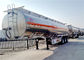 Ρυμουλκό 3 φορτηγών βυτιοφόρων καυσίμων κραμάτων αργιλίου ρυμουλκό δεξαμενών μεταφορών πετρελαίου αξόνων 42000L 42cbm προμηθευτής
