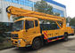 Dongfeng φορτηγό 2 λειτουργίας μεγάλου υψομέτρου 12 - 18m άξονες για τη ηλεκτρική δύναμη προμηθευτής