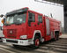 Φορτηγό πυροσβεστικών αντλιών νερού και αφρού, HOWO βαριά δεξαμενή νερού πυροσβεστικών οχημάτων διάσωσης 290 HP προμηθευτής