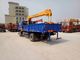 Τοποθετημένος γερανός Forland 6t 10t φορτηγών απορρίψεων Foton φορτηγό γερανών 8 τόνου για την κατασκευή προμηθευτής