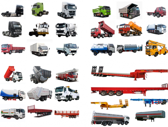 SINOTRUK Huawin Β ημι ρυμουλκό 12 δεξαμενών χάλυβα άνθρακα μεταφορών θειικού οξέος μορφής ρόδες