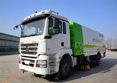 Κίνα Φορτηγό οχημάτων αποκομιδής απορριμμάτων τεσσάρων σκουπών, κενό φορτηγό οχημάτων αποκομιδής απορριμμάτων οδών για τον οδικό καθαρισμό προμηθευτής