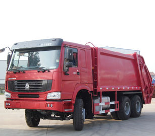 Κίνα Το φορτηγό αποκομιδής αποβλήτων Howo, κυβικό φορτηγό συμπιεστών σκουπιδιών 6 - 9 για τα απορρίματα συλλέγει προμηθευτής