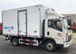 HOWO 4x2 κατέψυξε το φίμπεργκλας φορτηγών κιβωτίων εσωτερικό, 3 ψυγείων τόνοι φορτηγών ψυκτήρων προμηθευτής