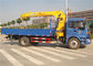 Τοποθετημένος φορτηγό γερανός φορτηγών FOTON 4x2 της Κίνας Sino 8 τοποθετημένων φορτίο ευθέων τόνοι γερανών βραχιόνων XCMG προμηθευτής